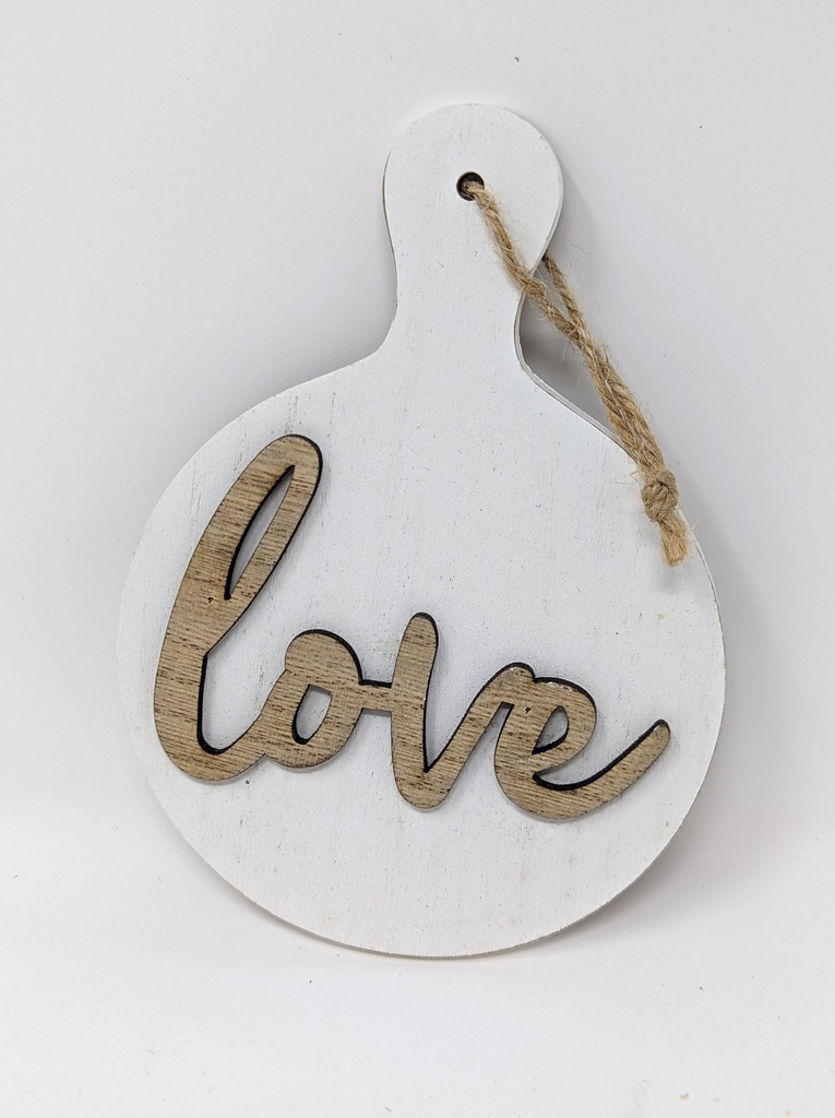 Sign: Love Ornament #63