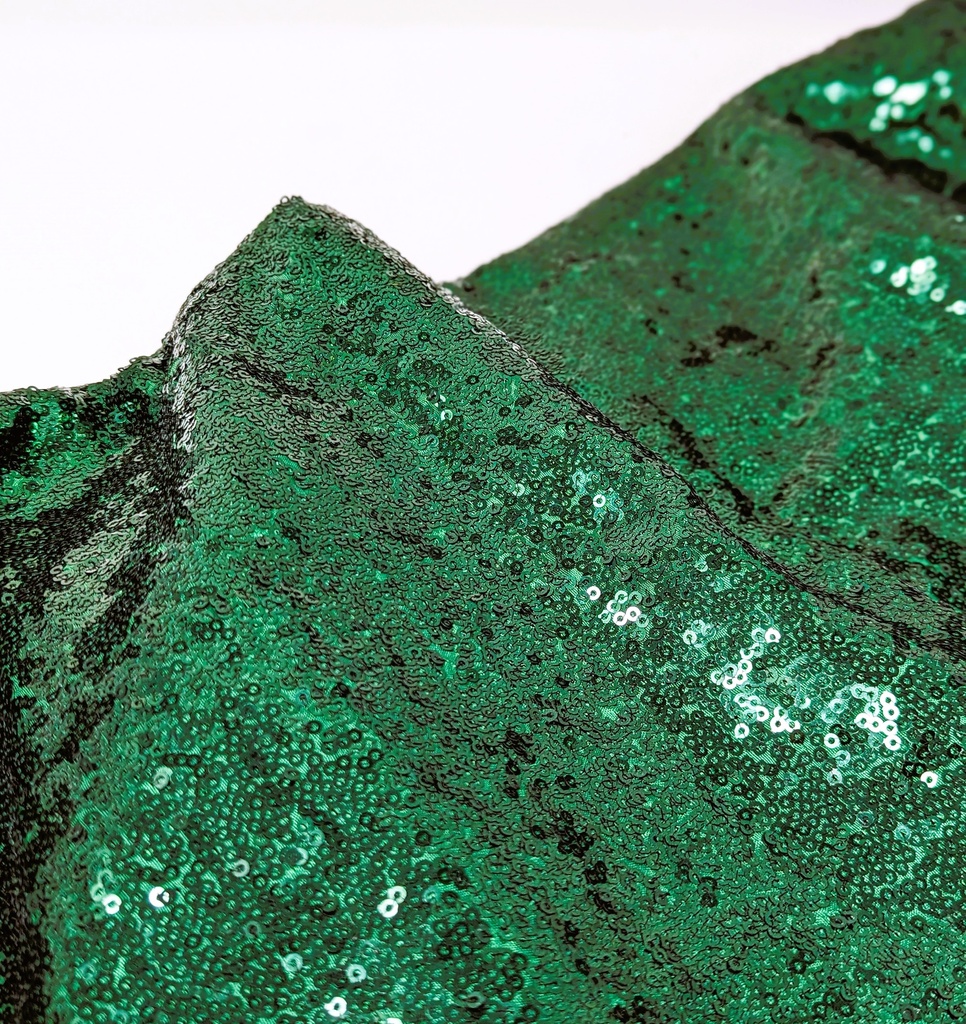 Emerald Green Sequin Tablecloth