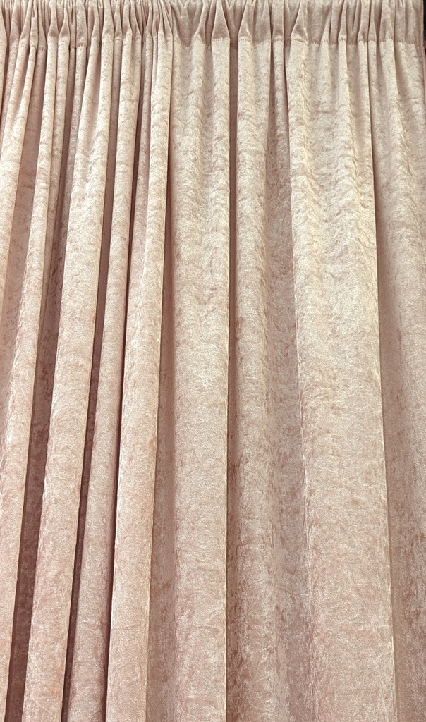 Drape Panel Velvet Blush